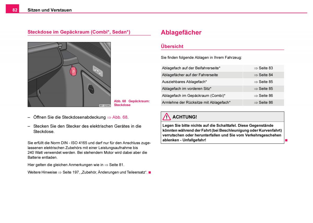 Skoda Fabia I 1 Handbuch / page 83