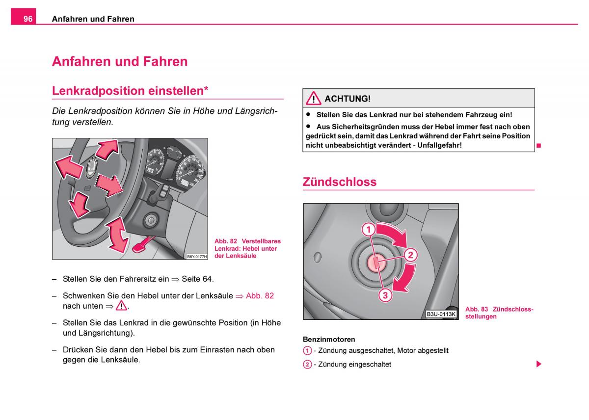 Skoda Fabia I 1 Handbuch / page 97