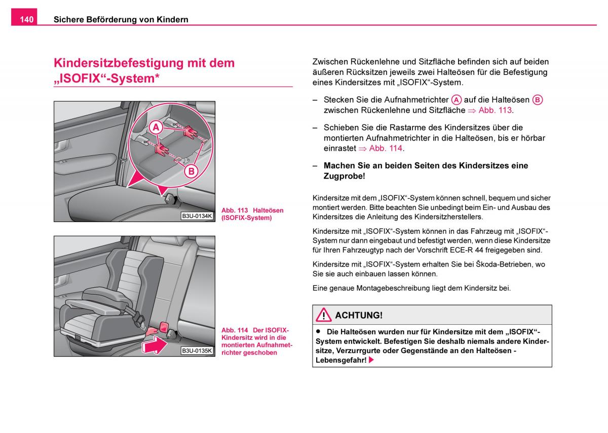 Skoda Fabia I 1 Handbuch / page 141