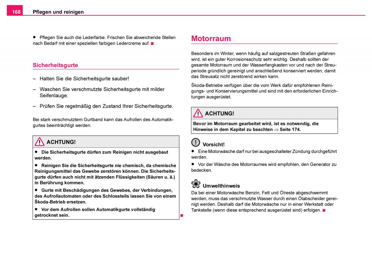 Skoda Fabia I 1 Handbuch / page 169