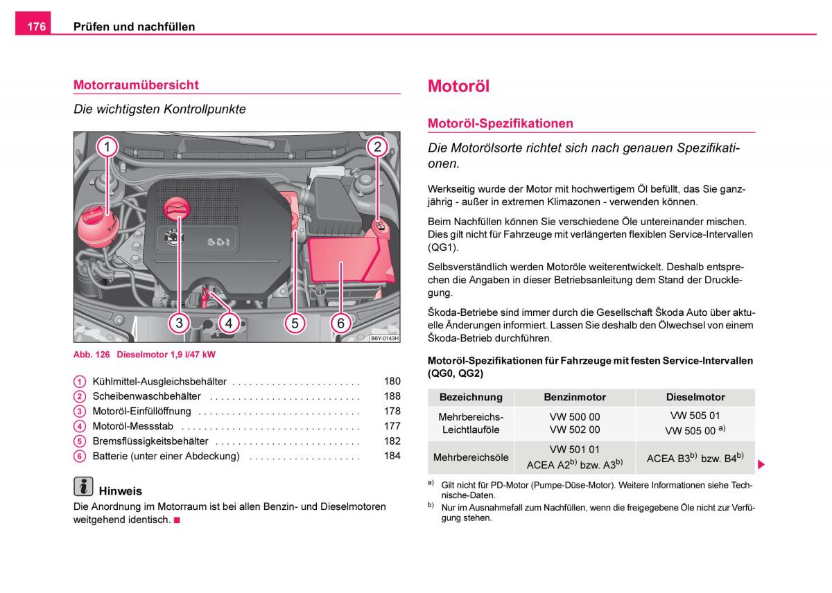 Skoda Fabia I 1 Handbuch / page 177