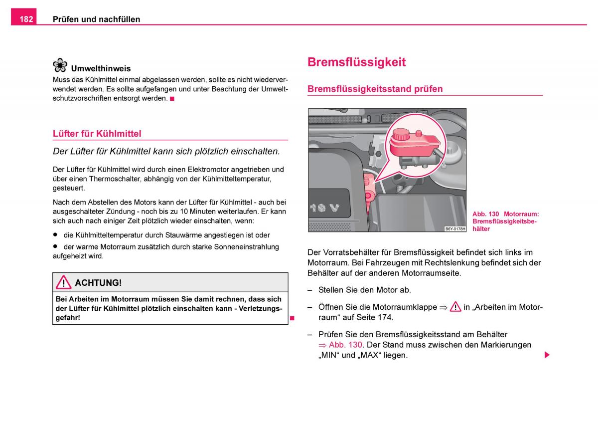 Skoda Fabia I 1 Handbuch / page 183