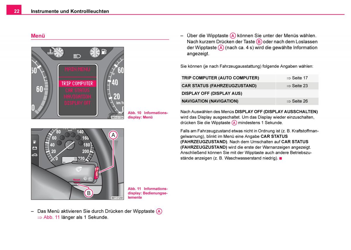 Skoda Fabia I 1 Handbuch / page 23