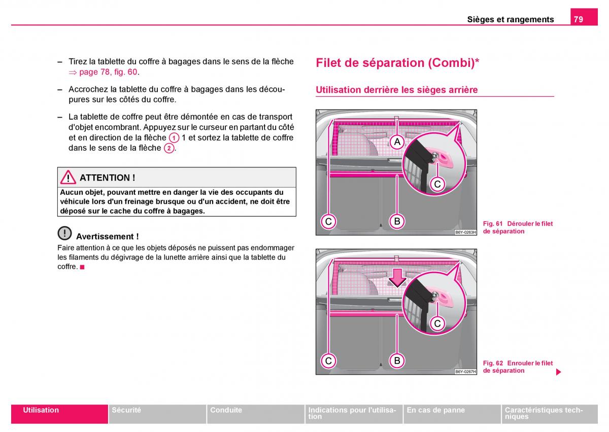 Skoda Fabia I 1 manuel du proprietaire / page 80