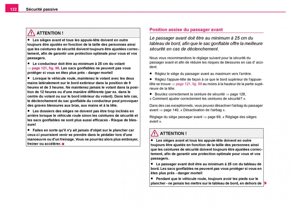 Skoda Fabia I 1 manuel du proprietaire / page 123