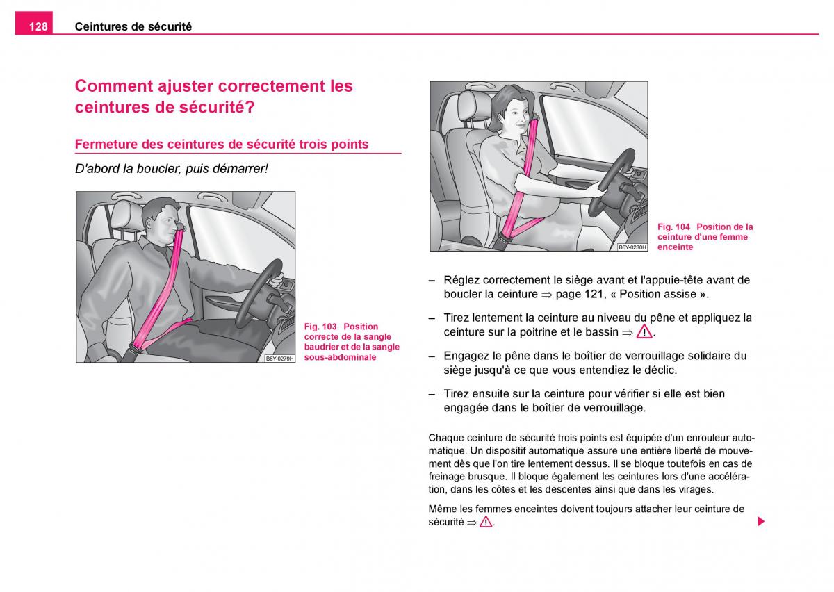 Skoda Fabia I 1 manuel du proprietaire / page 129