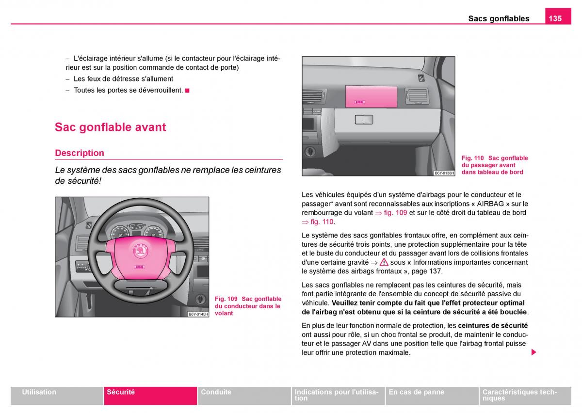 Skoda Fabia I 1 manuel du proprietaire / page 136