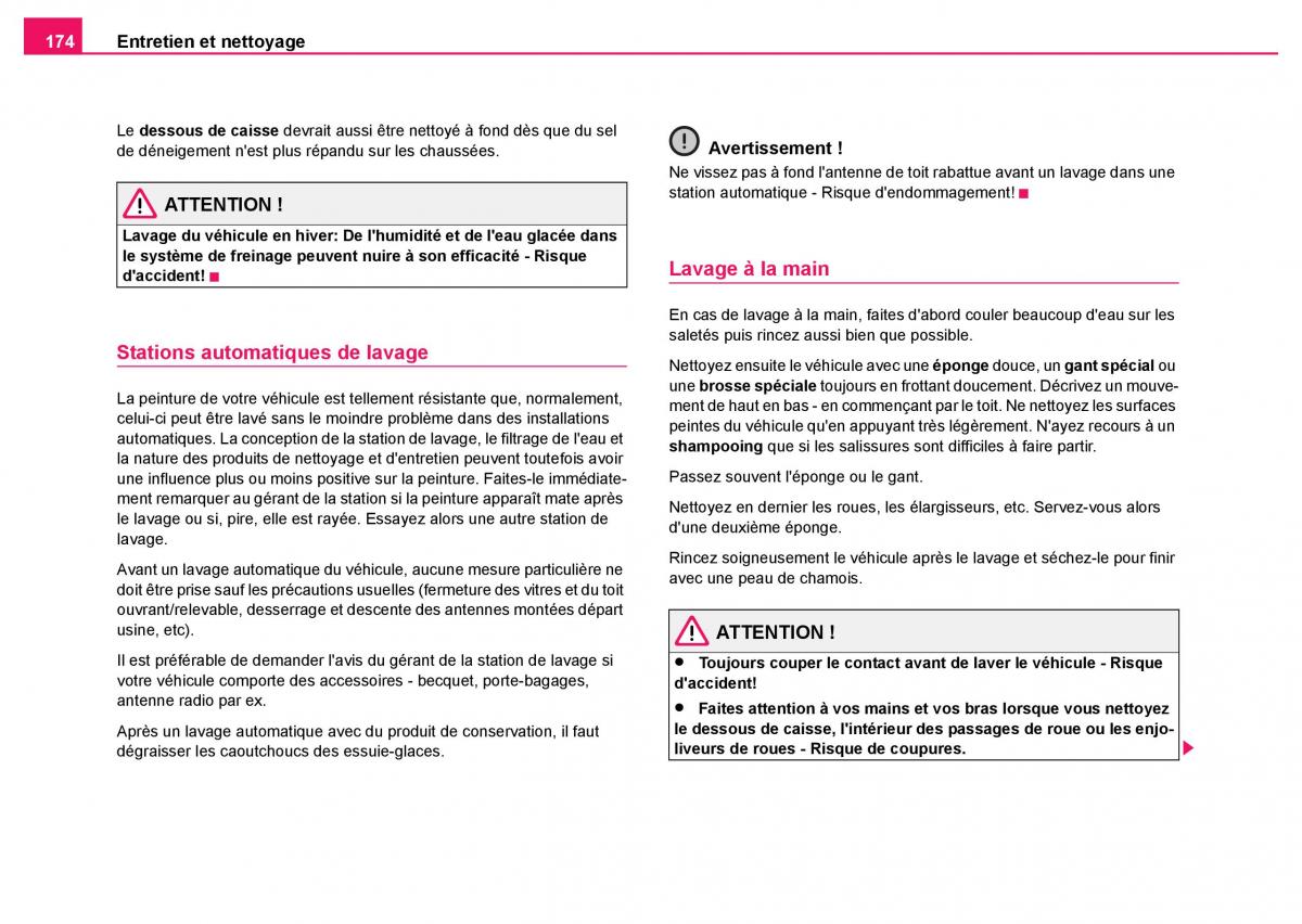 Skoda Fabia I 1 manuel du proprietaire / page 175