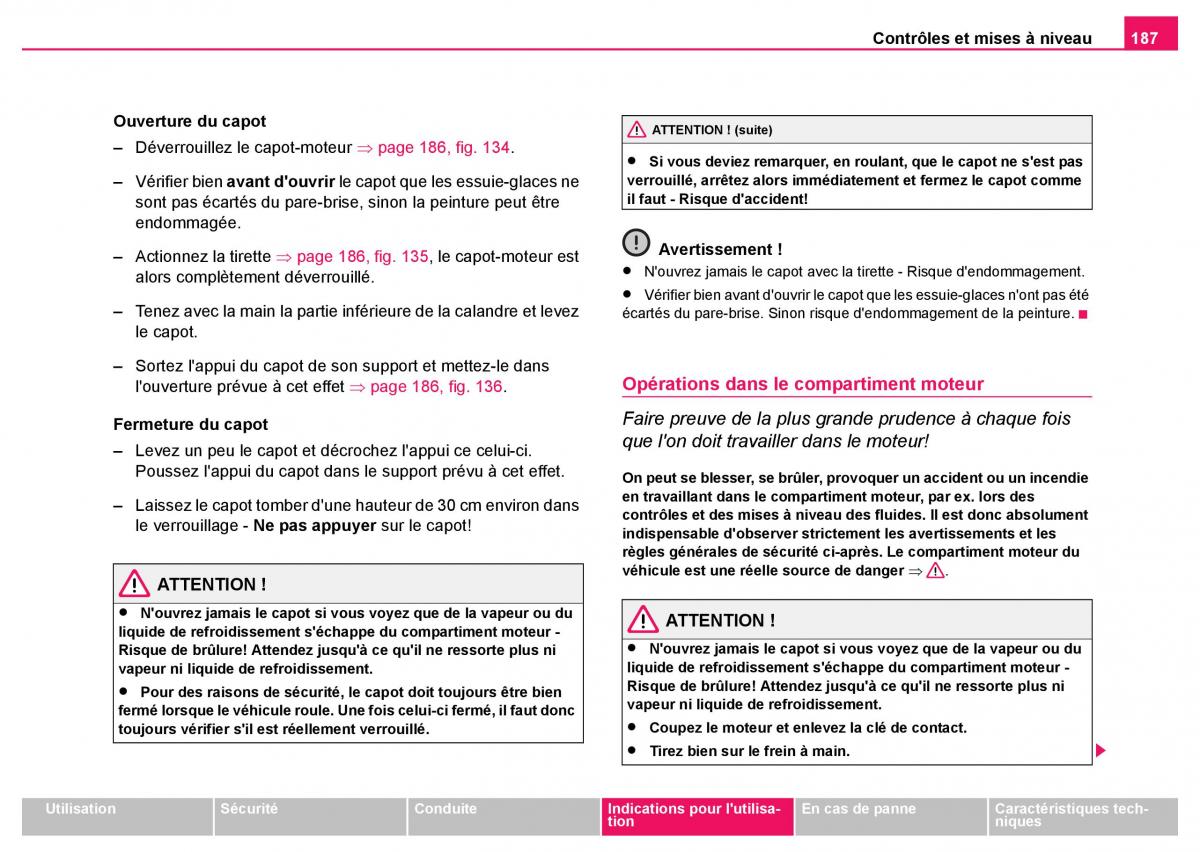 Skoda Fabia I 1 manuel du proprietaire / page 188