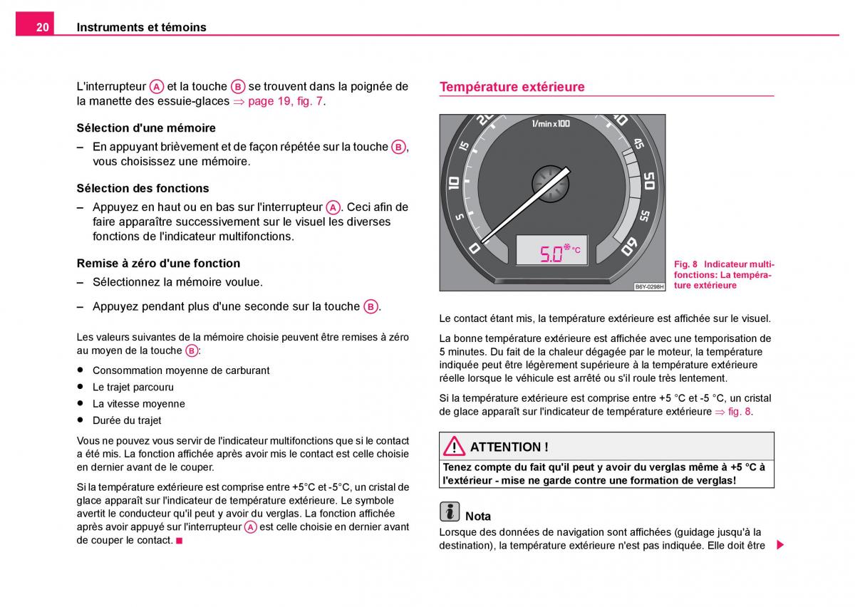 Skoda Fabia I 1 manuel du proprietaire / page 21