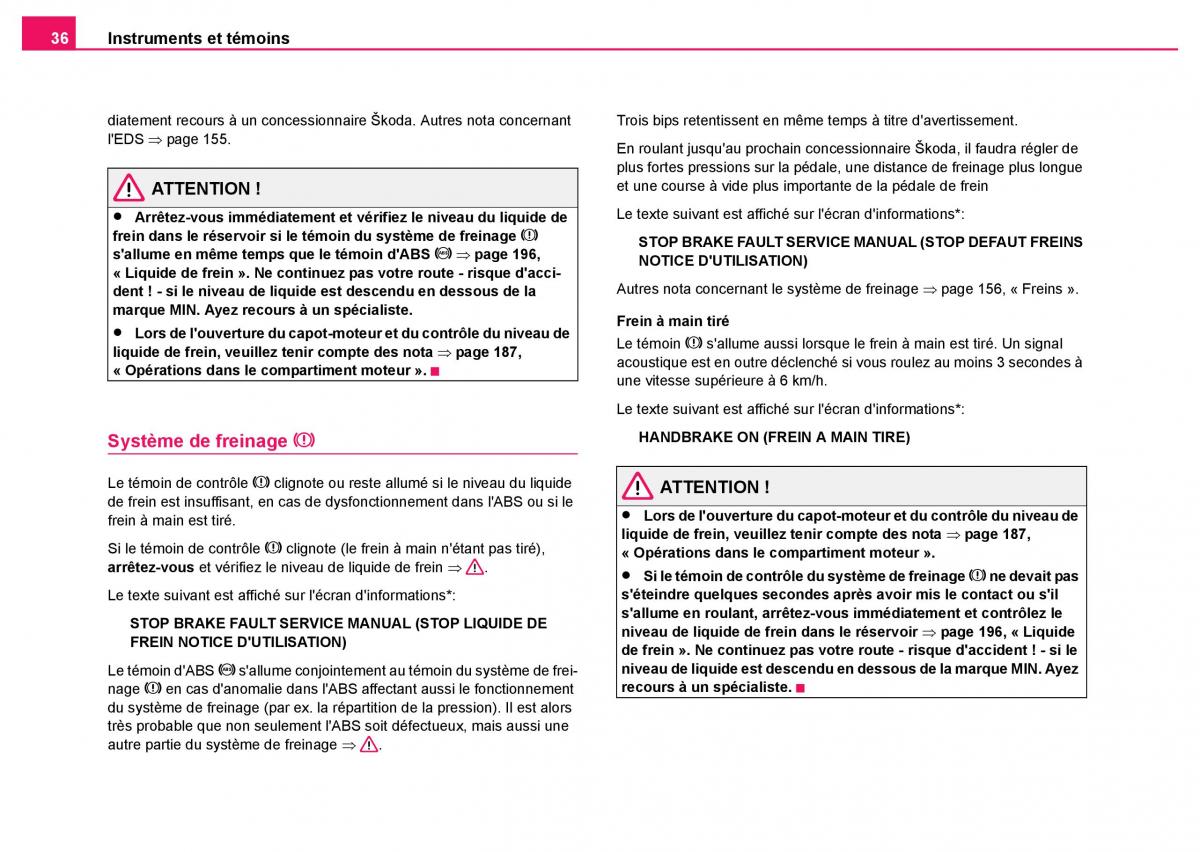 Skoda Fabia I 1 manuel du proprietaire / page 37