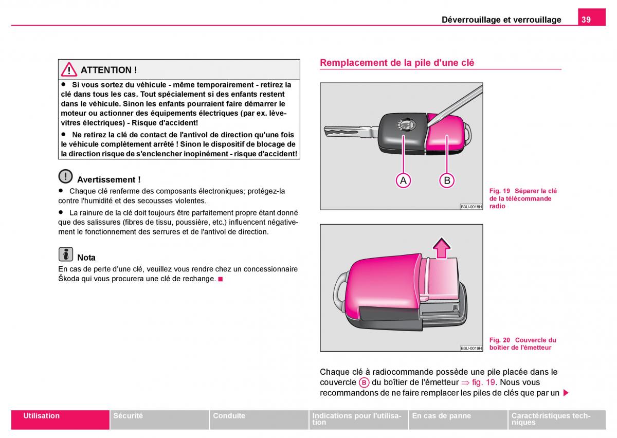 Skoda Fabia I 1 manuel du proprietaire / page 40