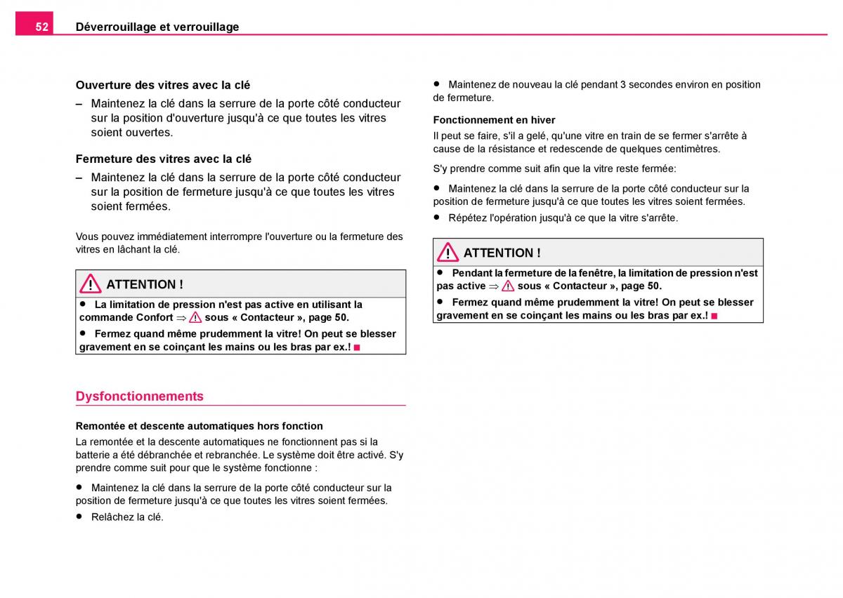 Skoda Fabia I 1 manuel du proprietaire / page 53