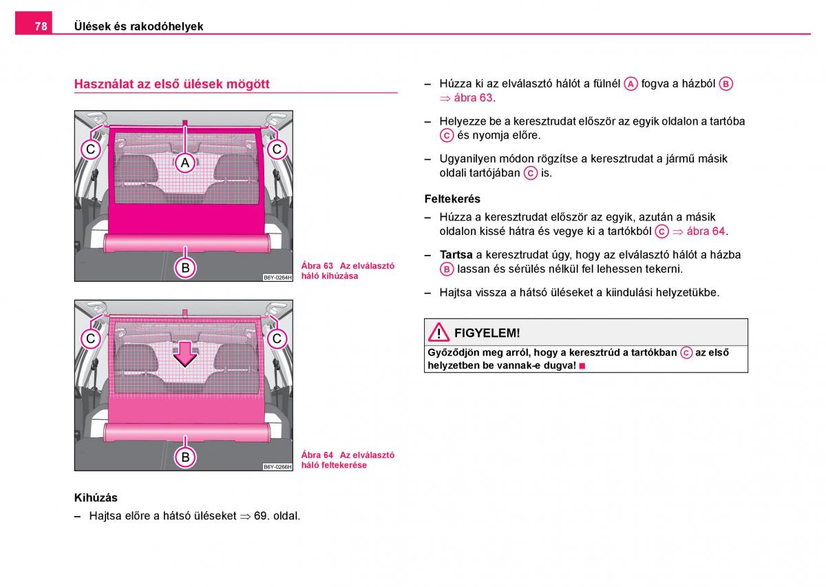 Skoda Fabia I 1 kezelesi utmutato / page 79