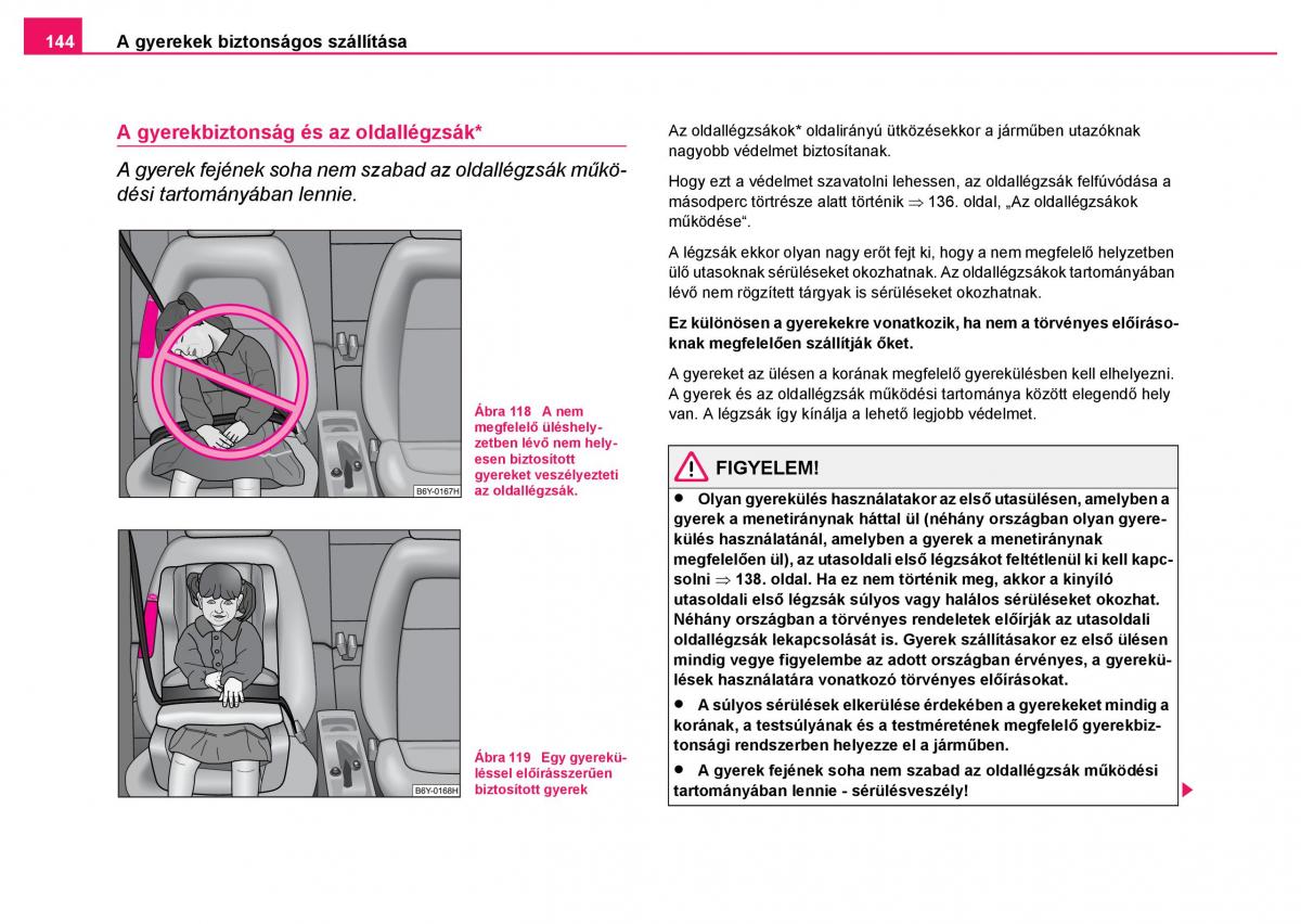 Skoda Fabia I 1 kezelesi utmutato / page 145