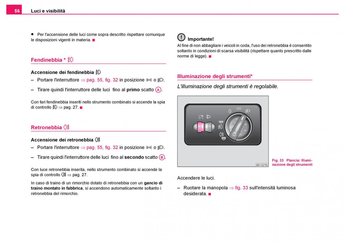 Skoda Fabia I 1 manuale del proprietario / page 57