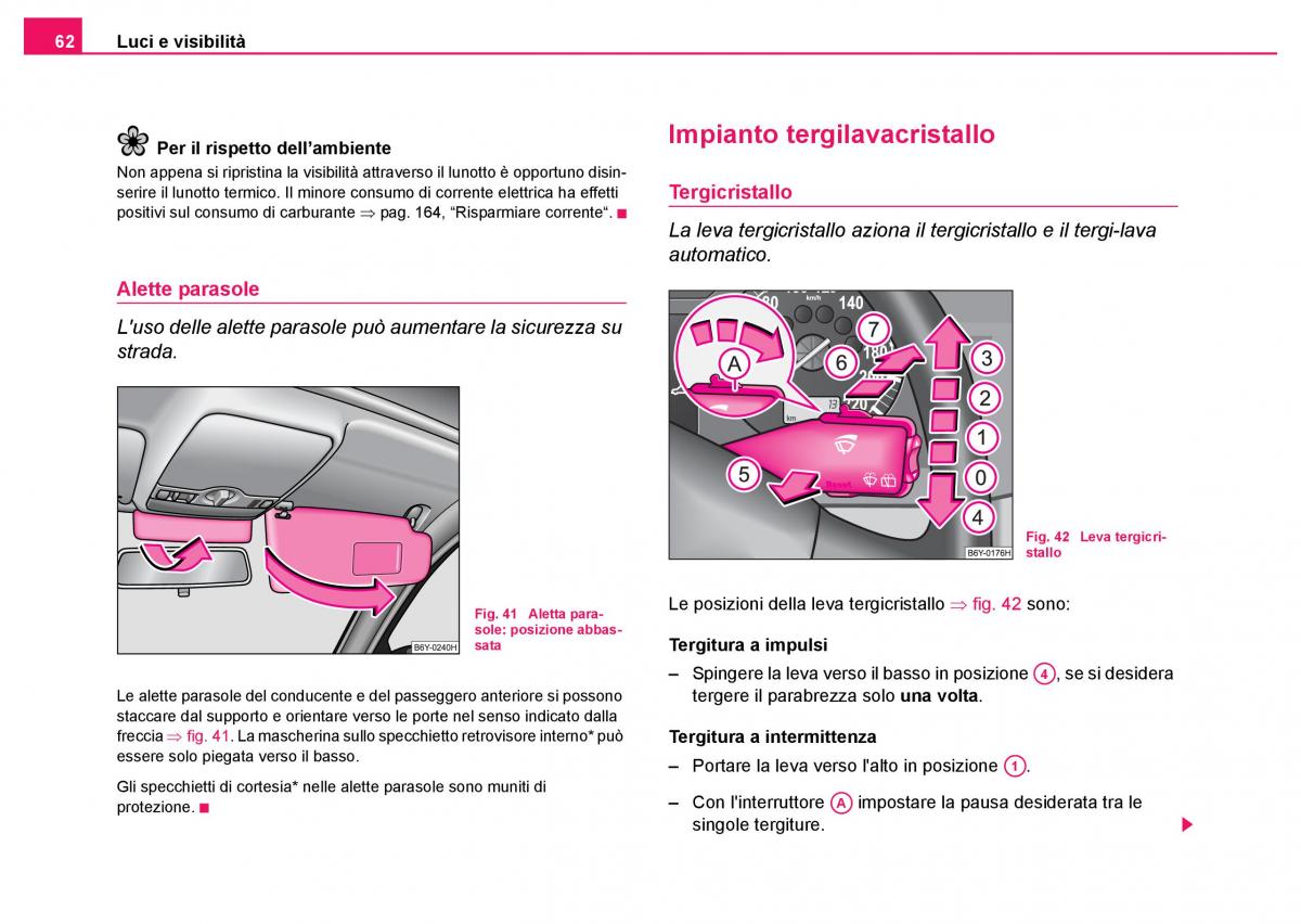 Skoda Fabia I 1 manuale del proprietario / page 63