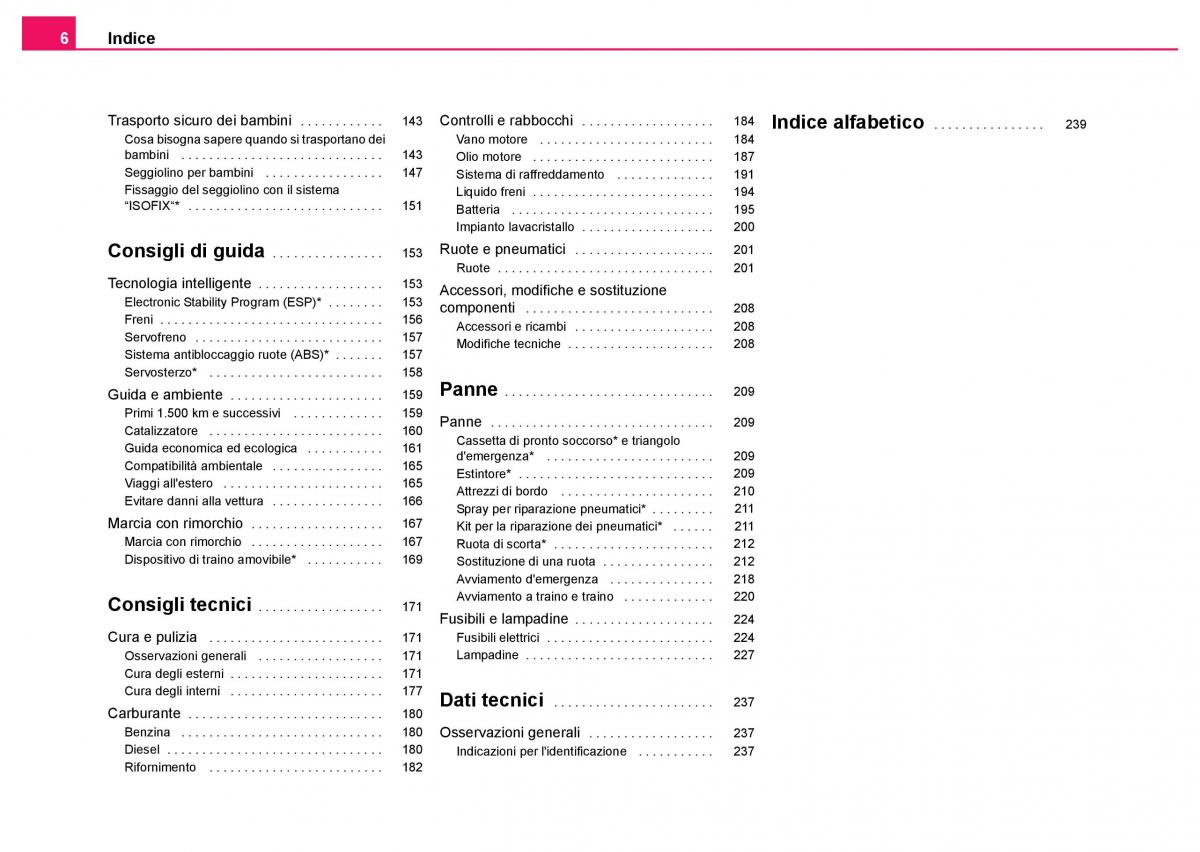 Skoda Fabia I 1 manuale del proprietario / page 7