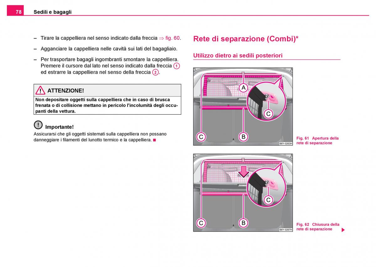 Skoda Fabia I 1 manuale del proprietario / page 79