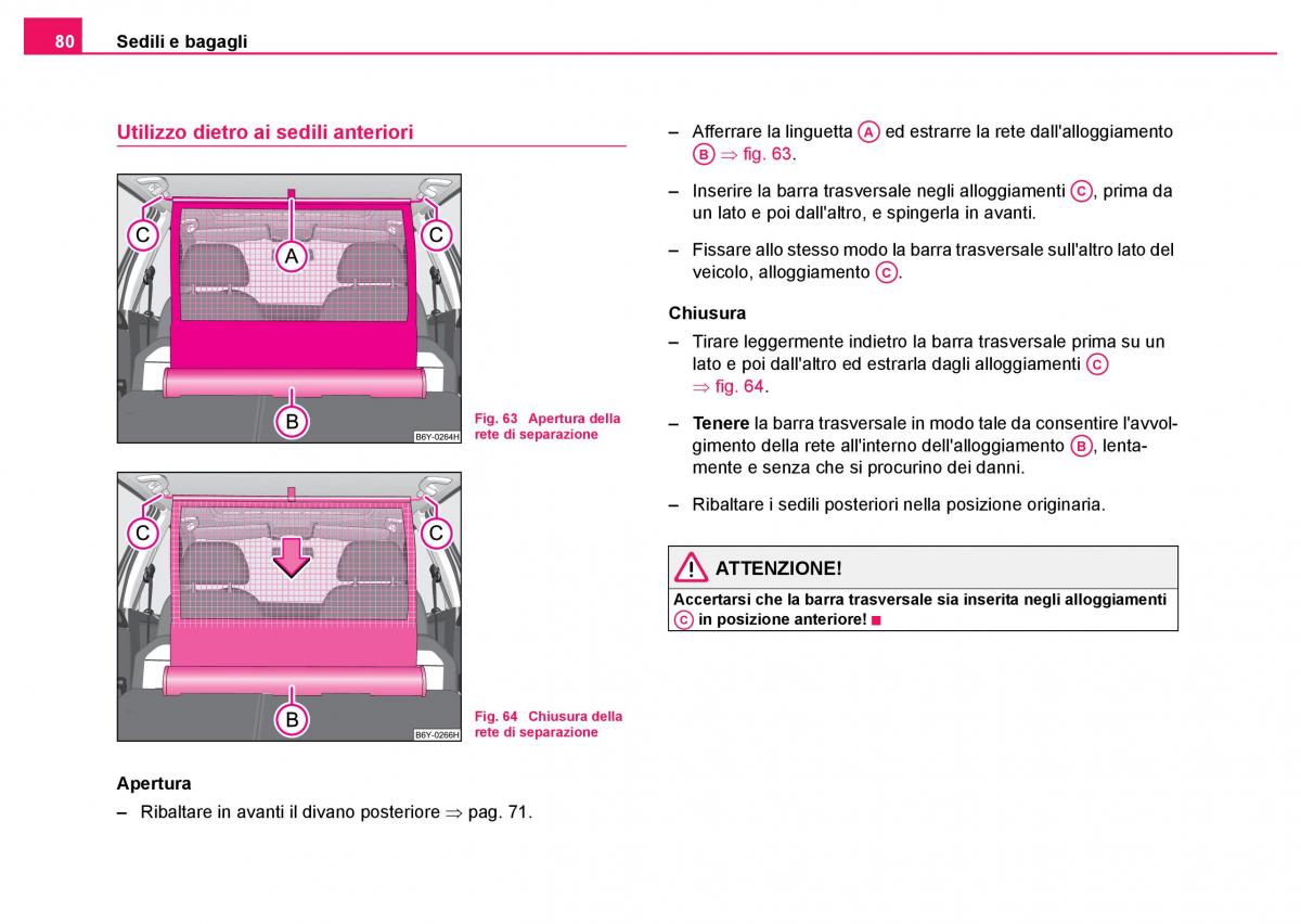 Skoda Fabia I 1 manuale del proprietario / page 81