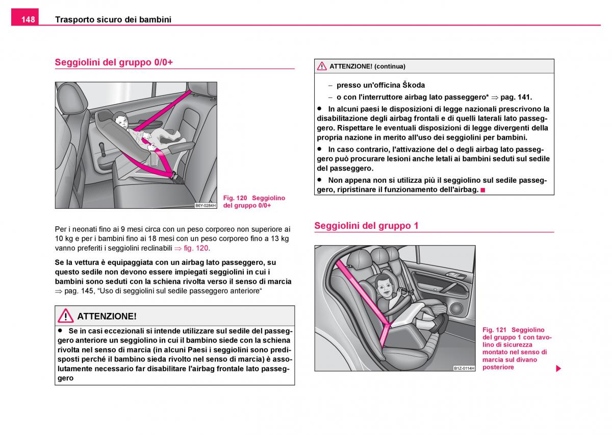 Skoda Fabia I 1 manuale del proprietario / page 149