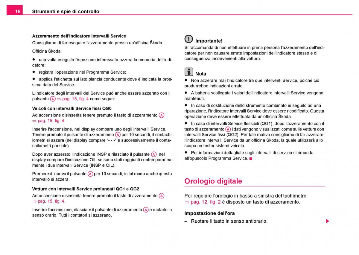 Skoda Fabia I 1 manuale del proprietario / page 17