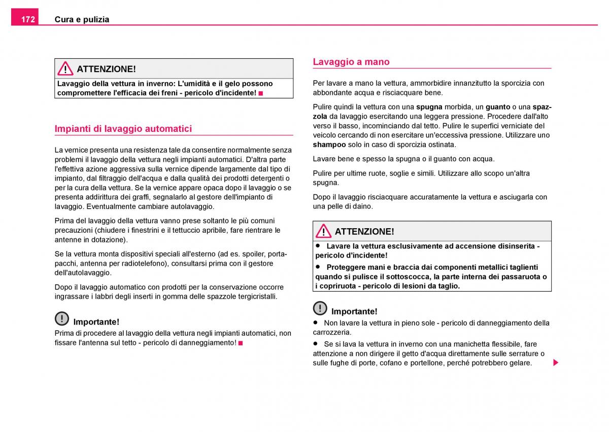 Skoda Fabia I 1 manuale del proprietario / page 173