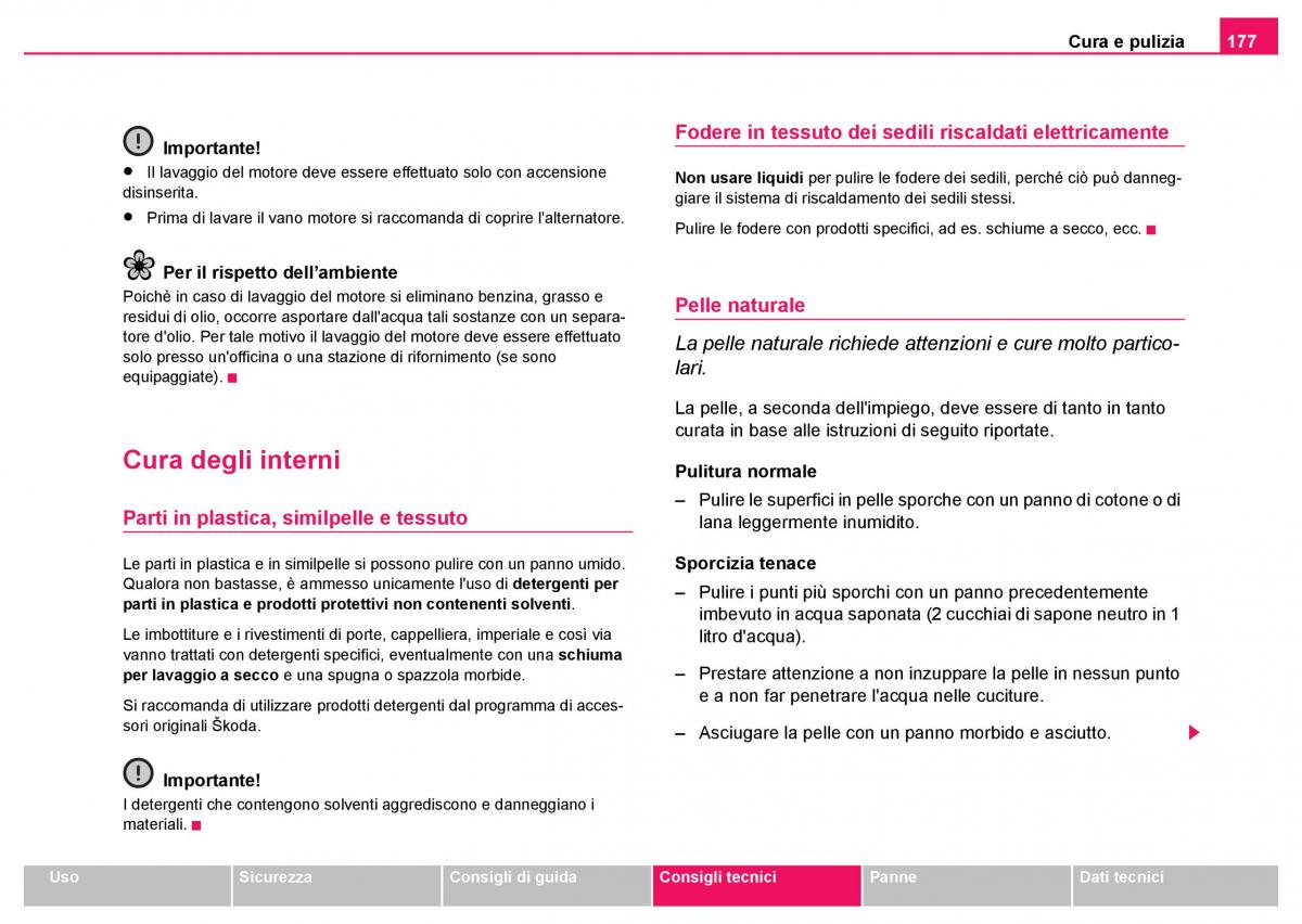 Skoda Fabia I 1 manuale del proprietario / page 178