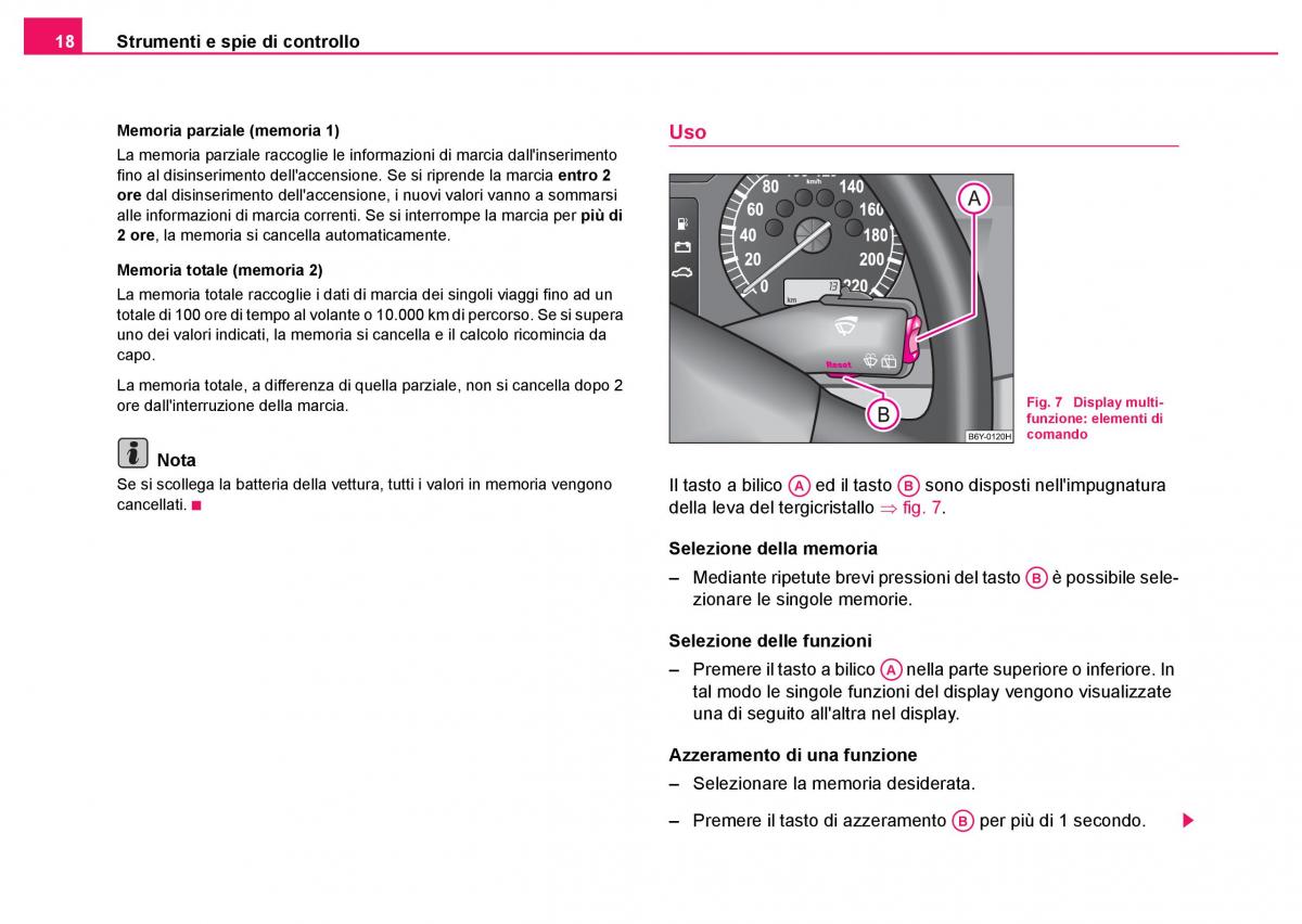 Skoda Fabia I 1 manuale del proprietario / page 19