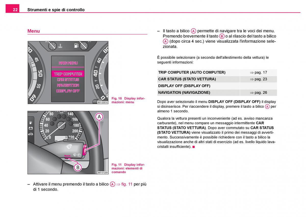 Skoda Fabia I 1 manuale del proprietario / page 23