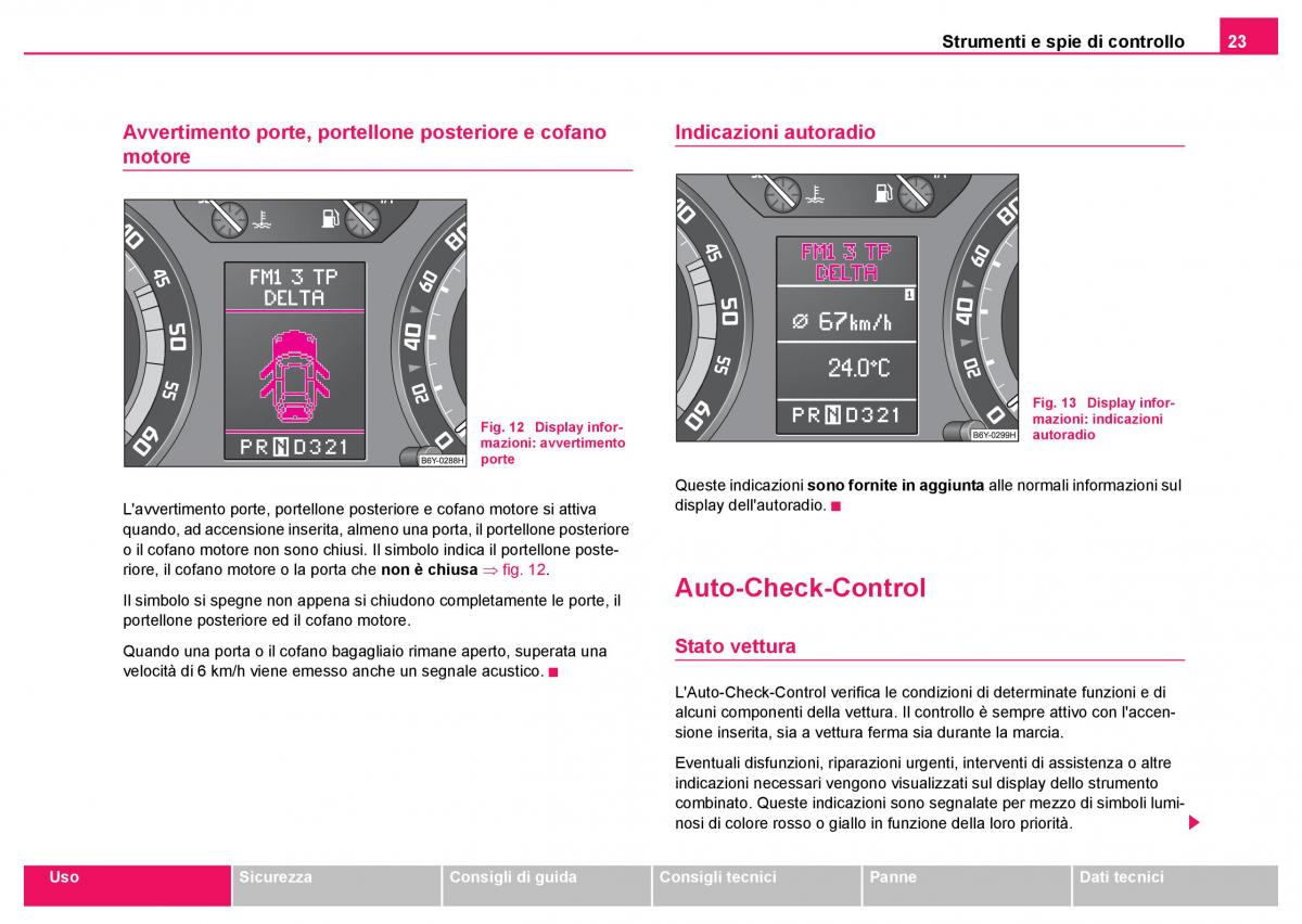 Skoda Fabia I 1 manuale del proprietario / page 24