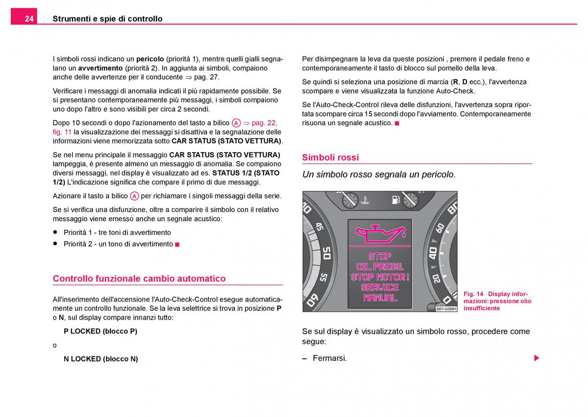 Skoda Fabia I 1 manuale del proprietario / page 25