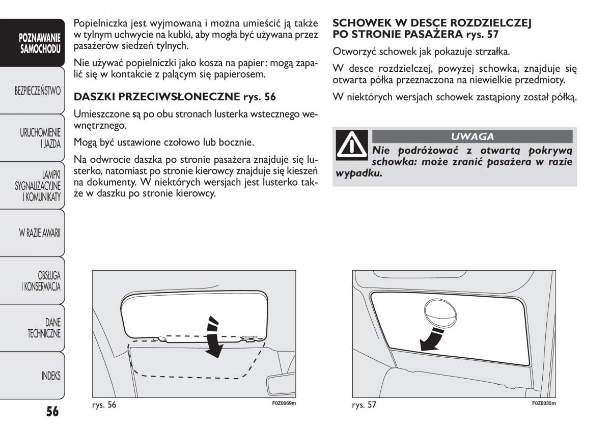 Fiat Panda II 2 instrukcja obslugi / page 57