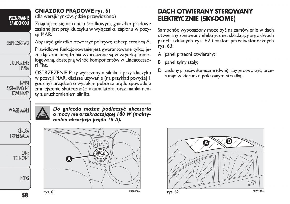 Fiat Panda II 2 instrukcja obslugi / page 59