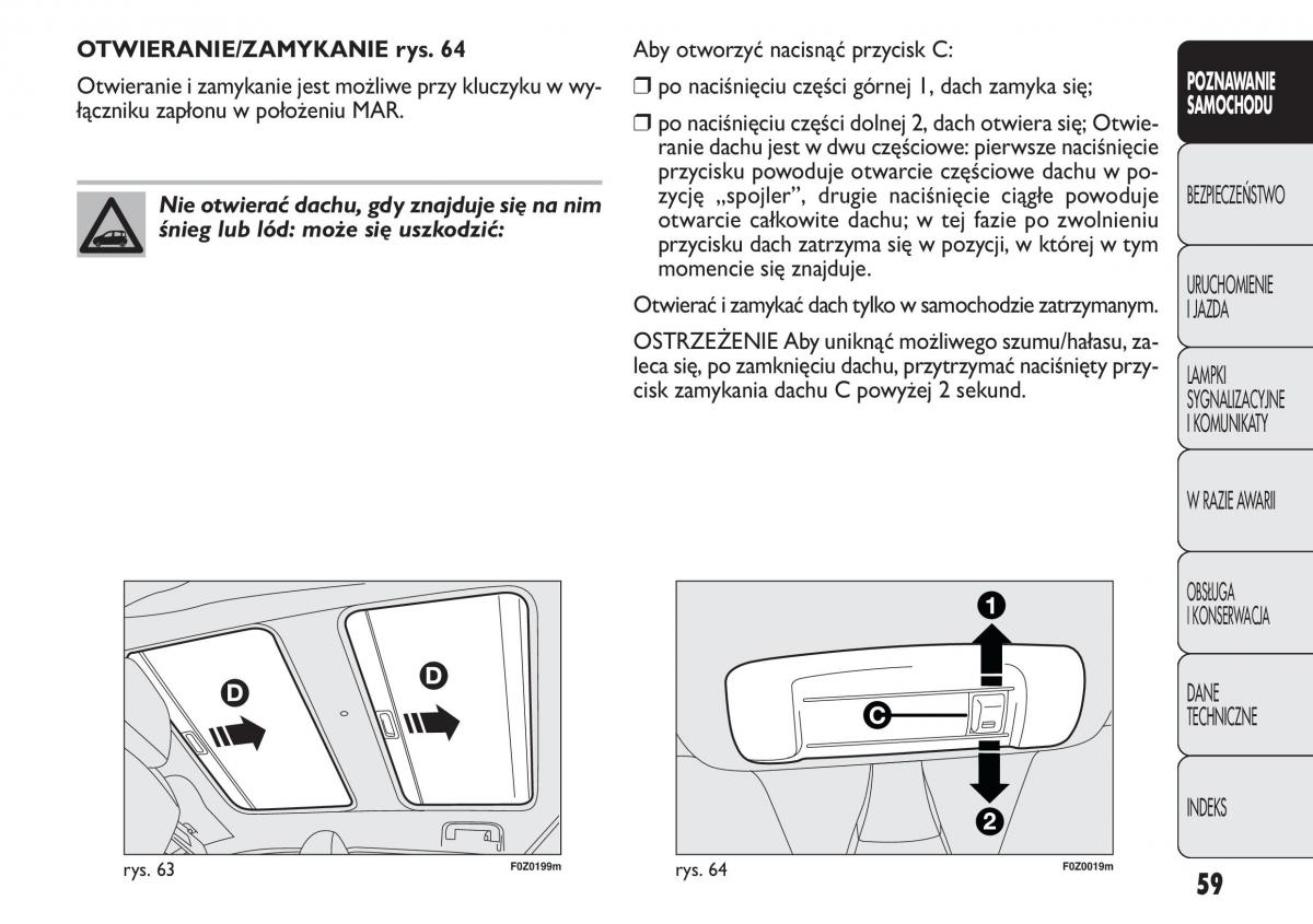 Fiat Panda II 2 instrukcja obslugi / page 60