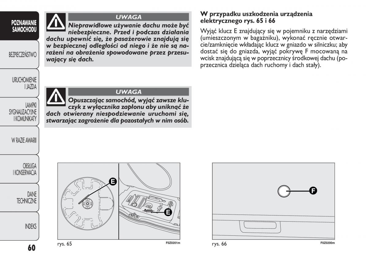 Fiat Panda II 2 instrukcja obslugi / page 61