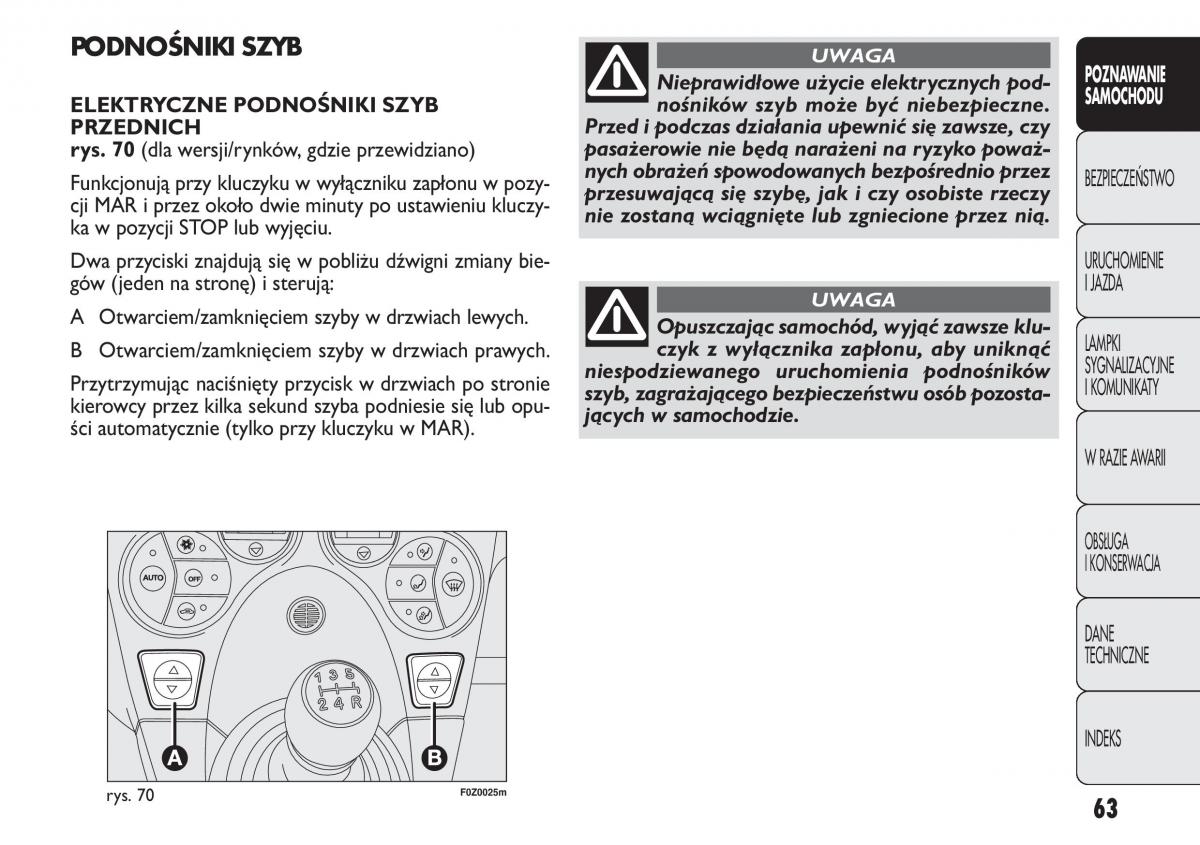 Fiat Panda II 2 instrukcja obslugi / page 64