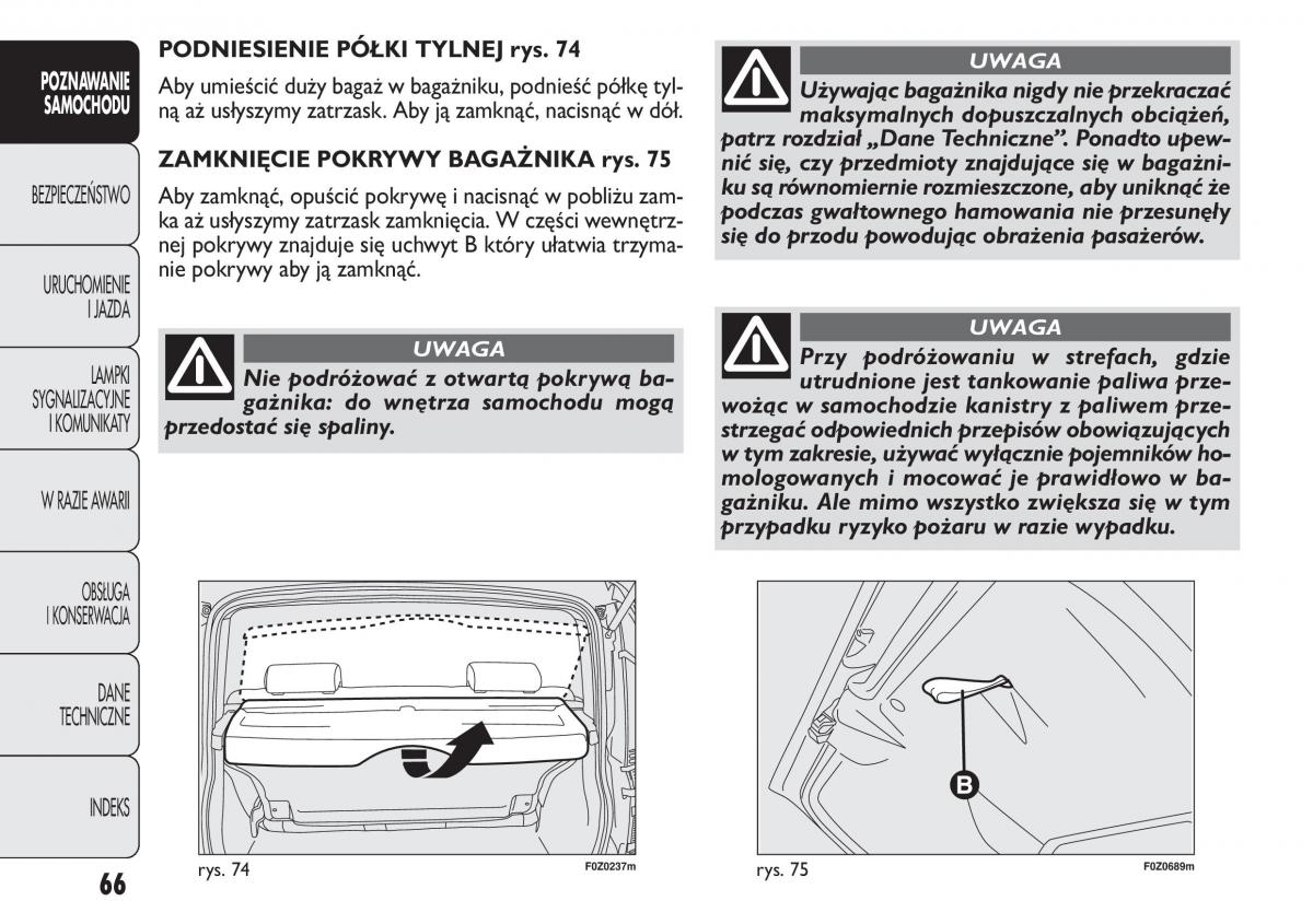 Fiat Panda II 2 instrukcja obslugi / page 67