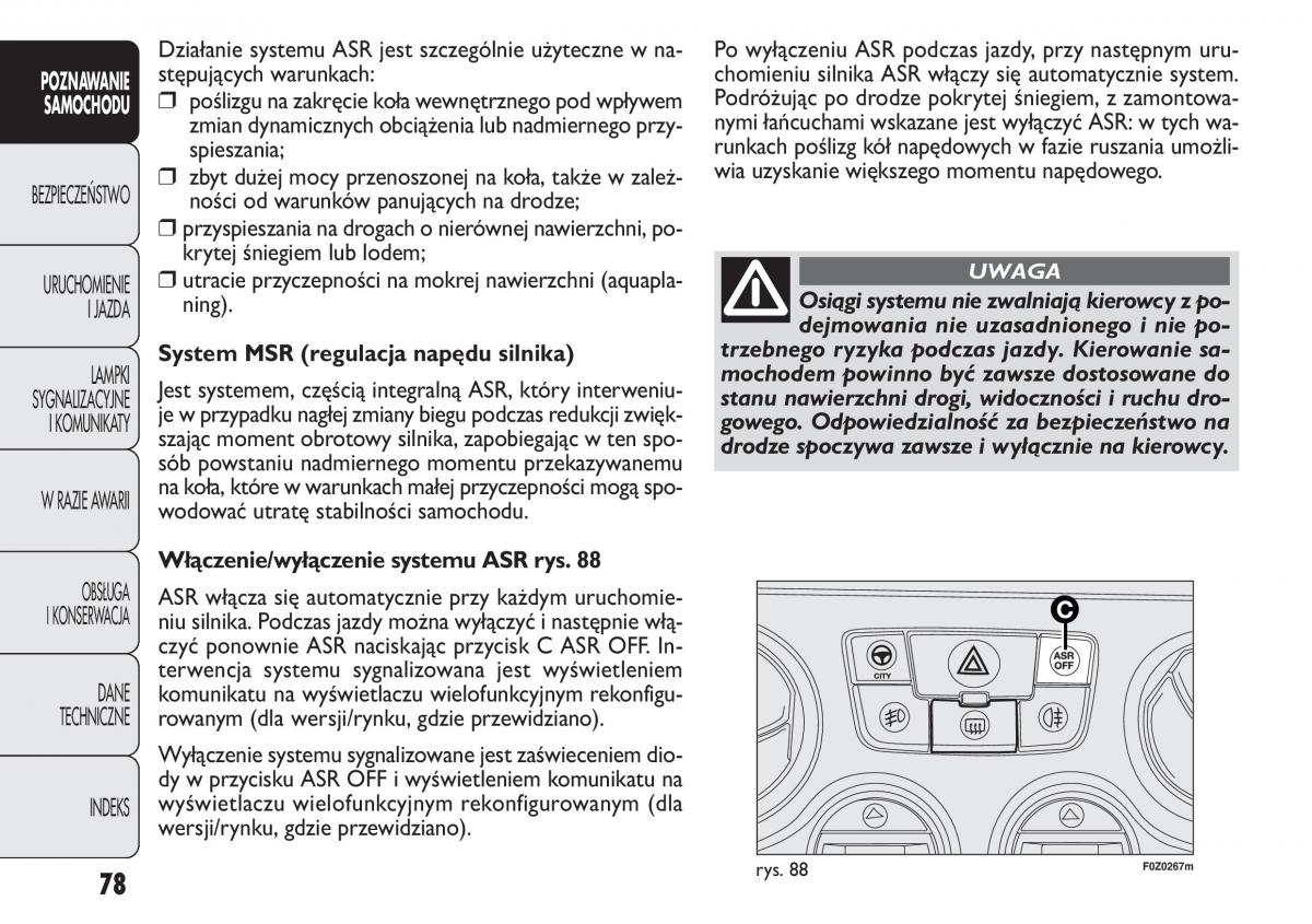 Fiat Panda II 2 instrukcja obslugi / page 79