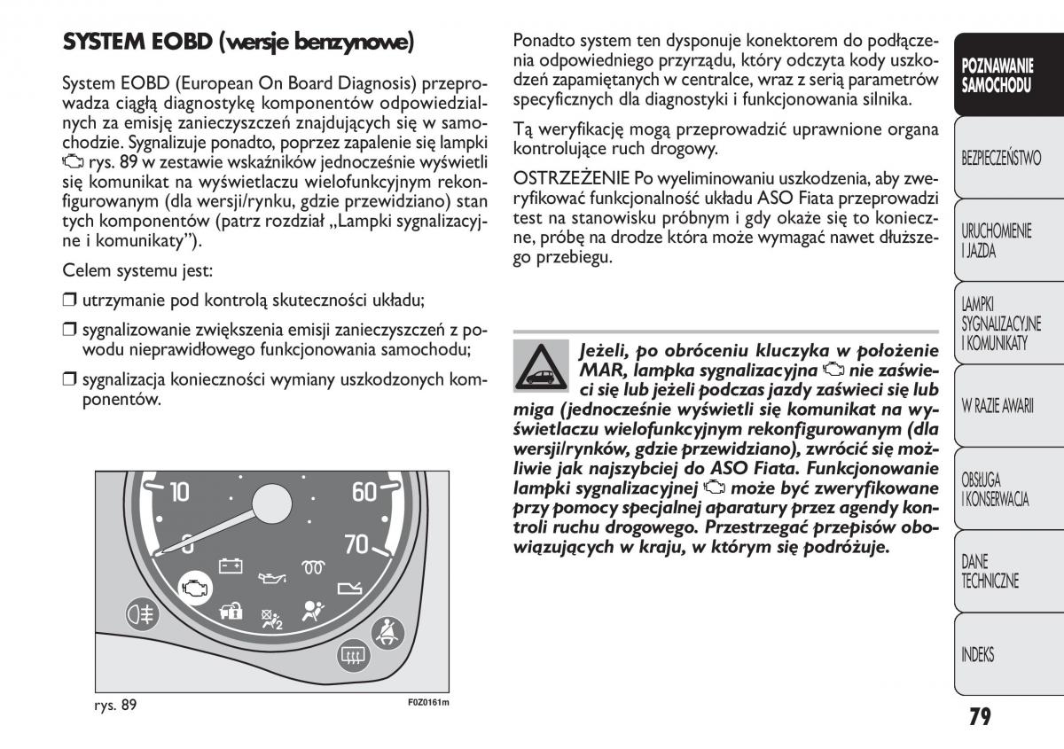 Fiat Panda II 2 instrukcja obslugi / page 80