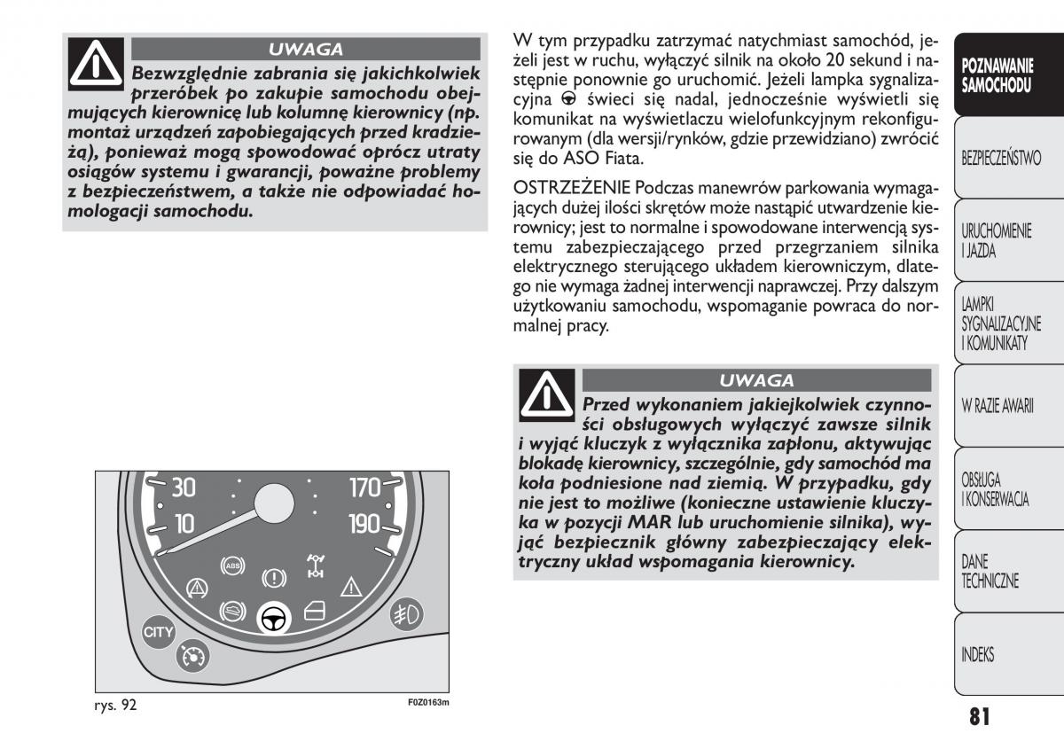 Fiat Panda II 2 instrukcja obslugi / page 82