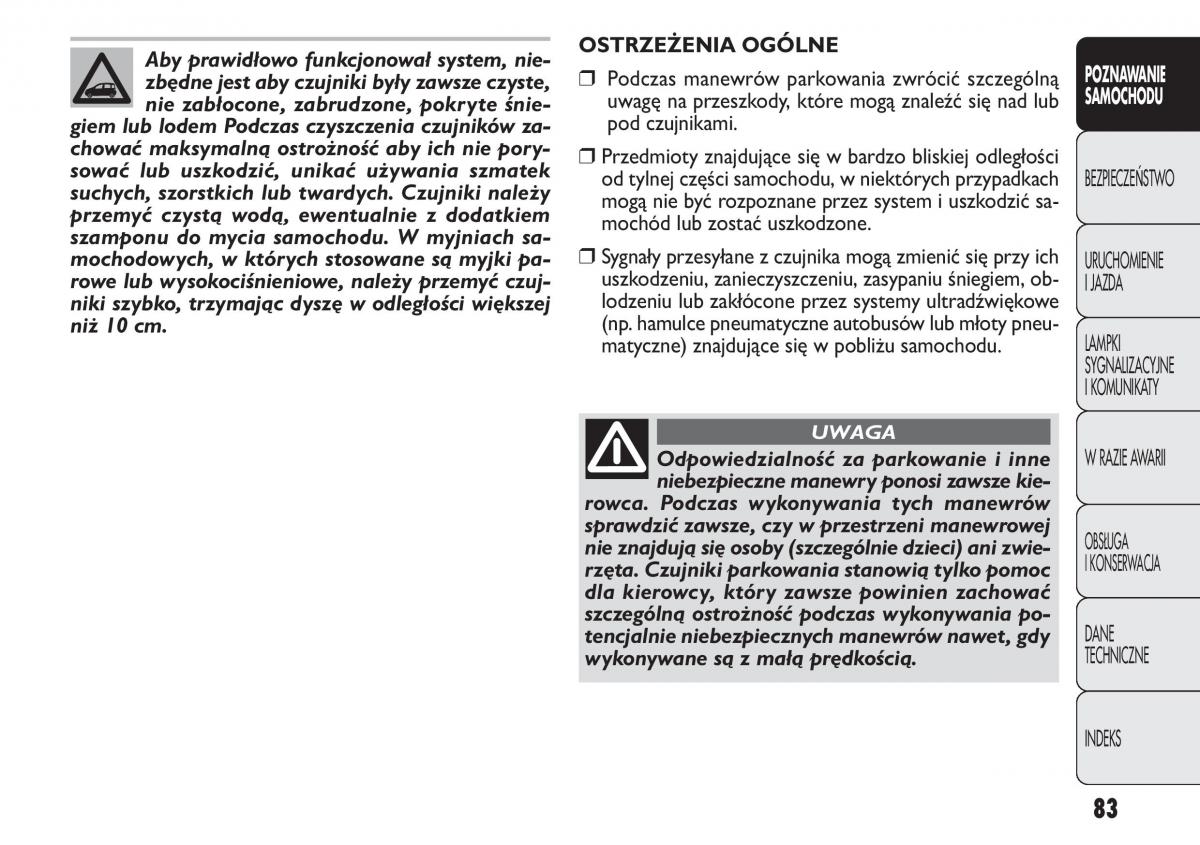 Fiat Panda II 2 instrukcja obslugi / page 84