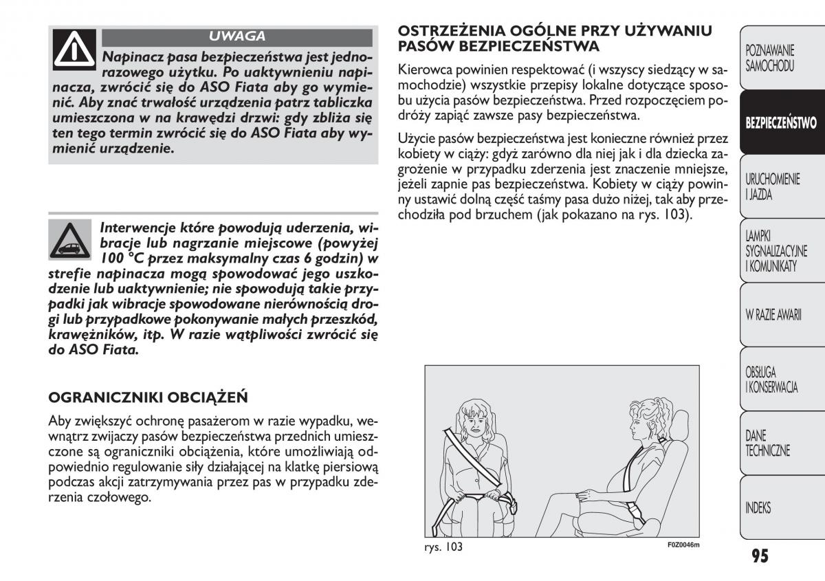 Fiat Panda II 2 instrukcja obslugi / page 96