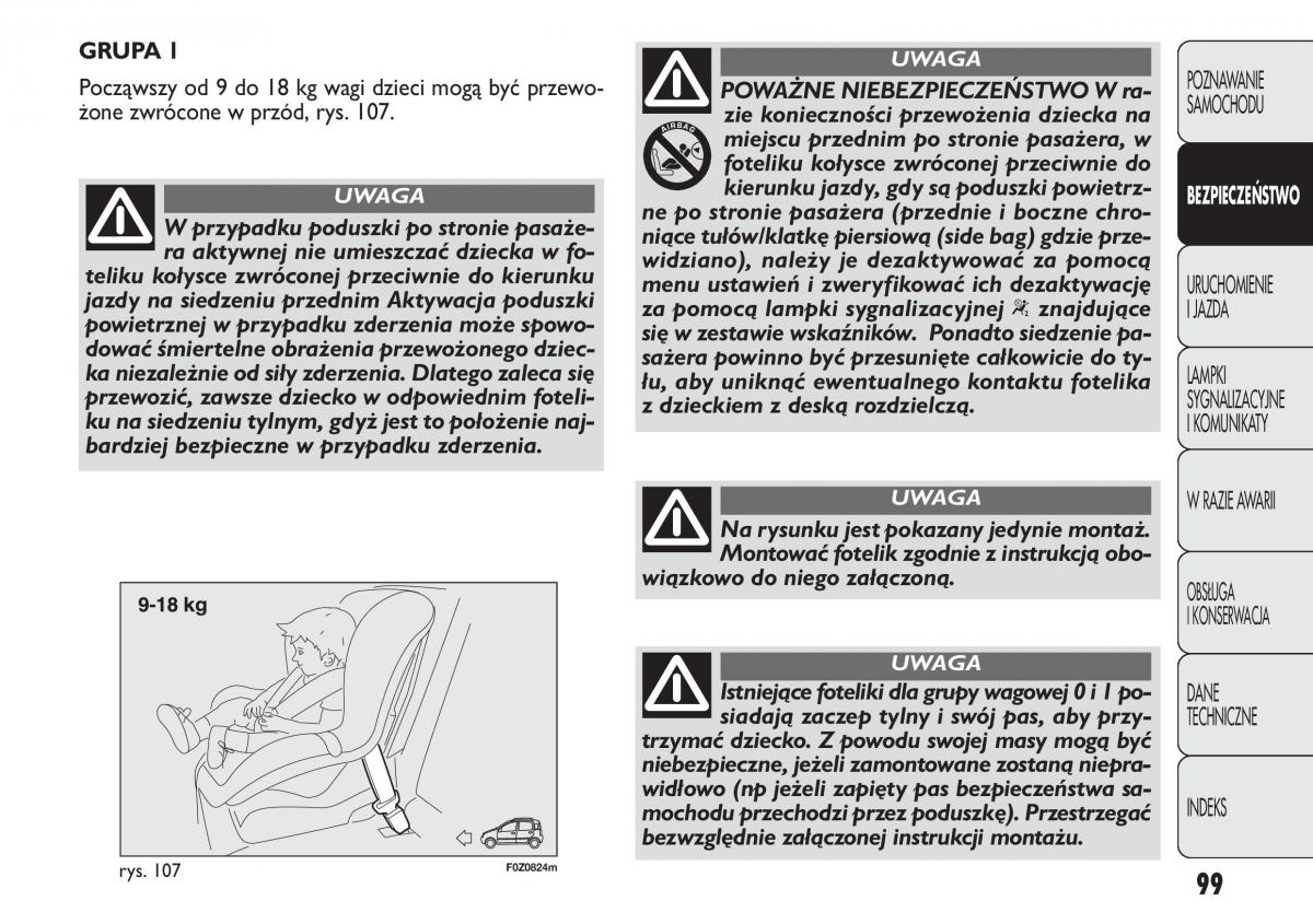 Fiat Panda II 2 instrukcja obslugi / page 100