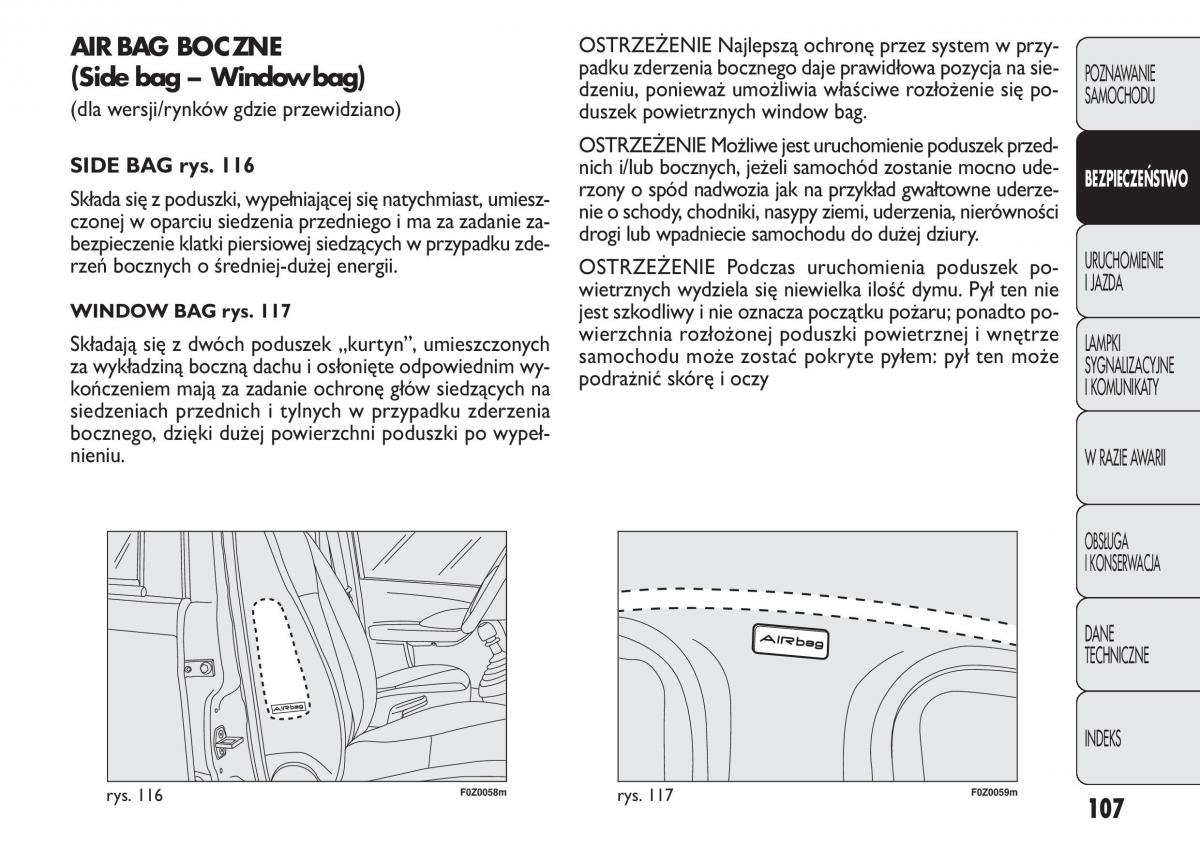 Fiat Panda II 2 instrukcja obslugi / page 108