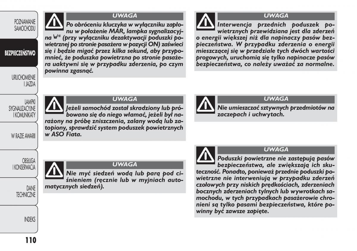 Fiat Panda II 2 instrukcja obslugi / page 111