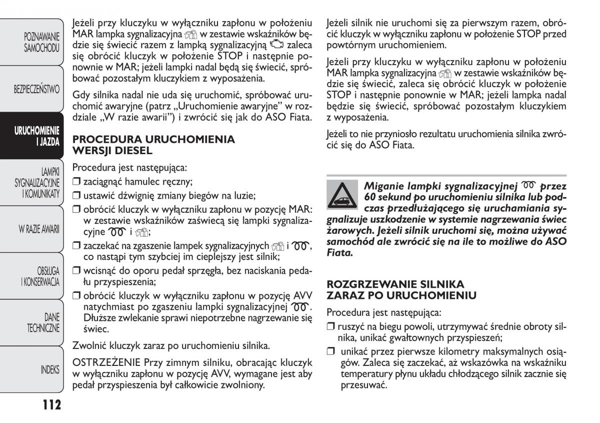 Fiat Panda II 2 instrukcja obslugi / page 113