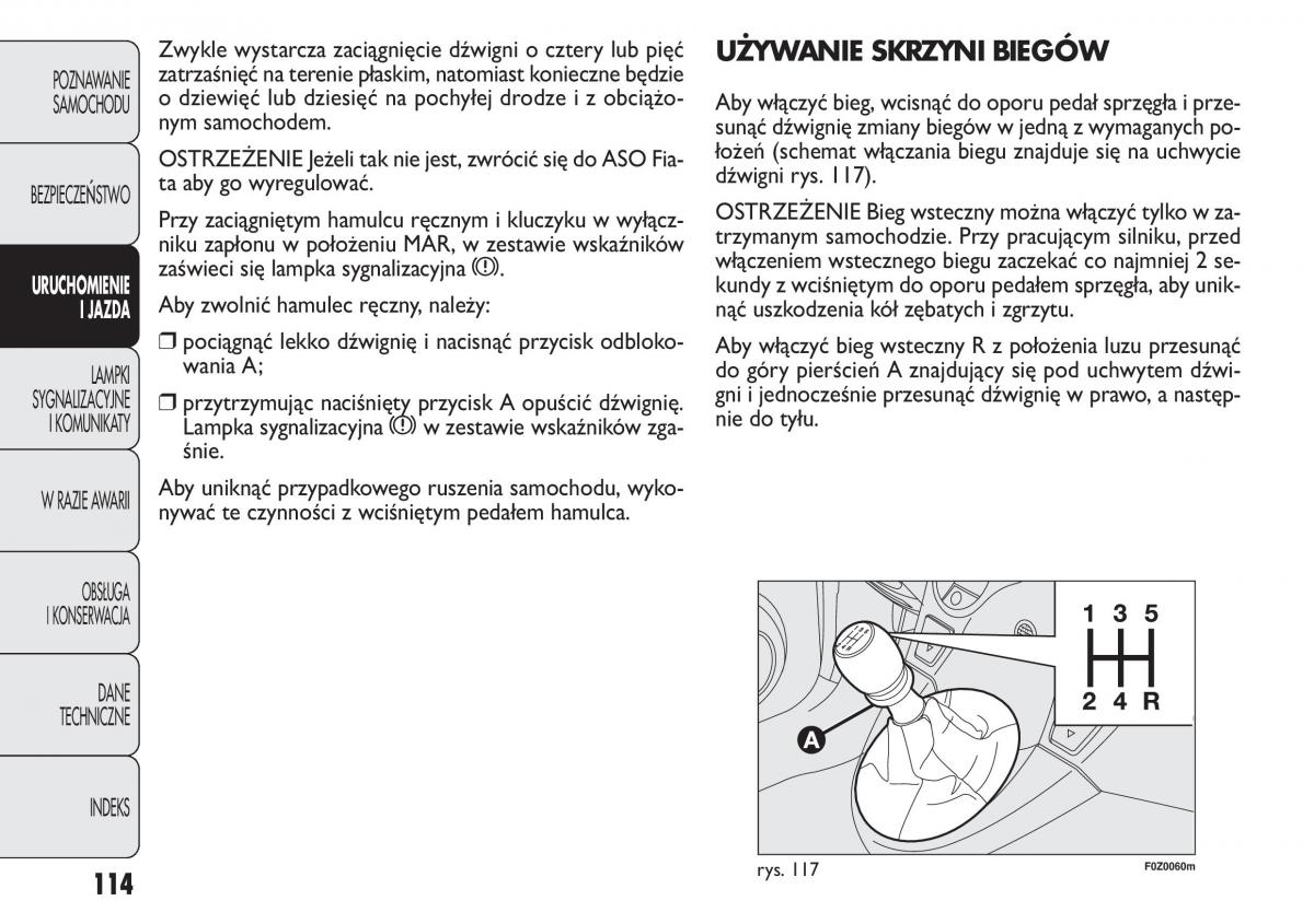 Fiat Panda II 2 instrukcja obslugi / page 115