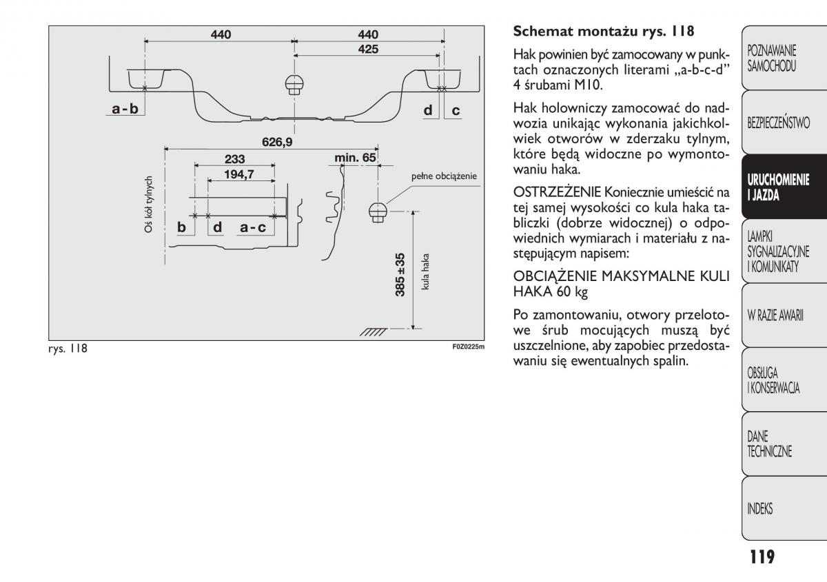 Fiat Panda II 2 instrukcja obslugi / page 120