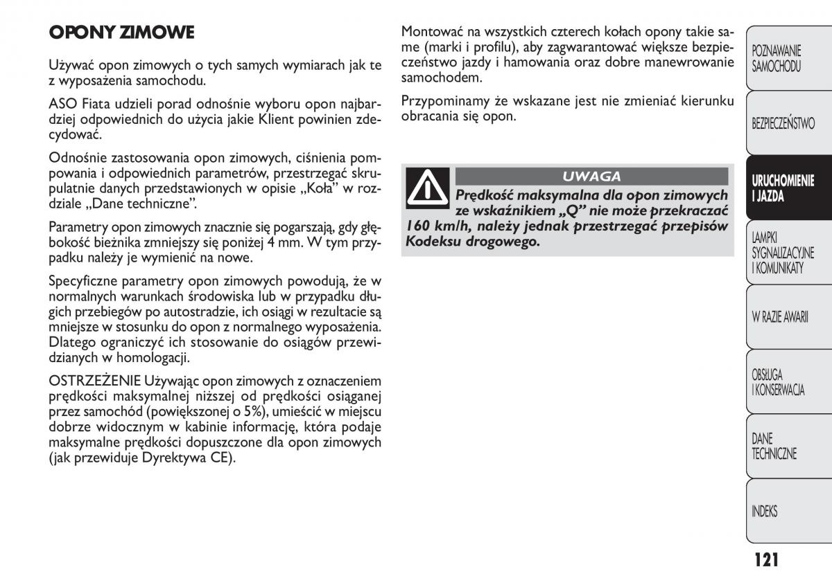 Fiat Panda II 2 instrukcja obslugi / page 122